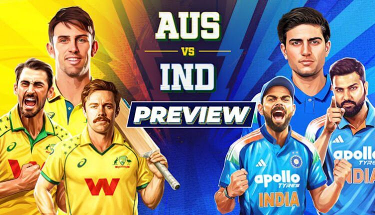 IND vs AUS ODI Series 2025 LIVE STREAMING LIVE SCORE